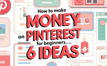 How to Make Money on Pinterest for Beginners... 6 Ideas