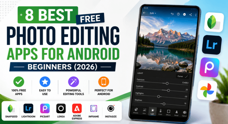 8 Best Free Photo Editing Apps for Android Beginners (2026)